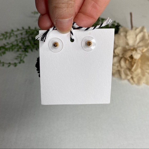 Black and Tortoise Shell Raffia Fan Drop Earrings - Picture 5 of 5